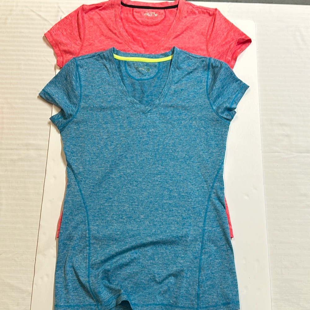 MTA Sport Shirts - Size Small Quantity 2 one blue and one pink